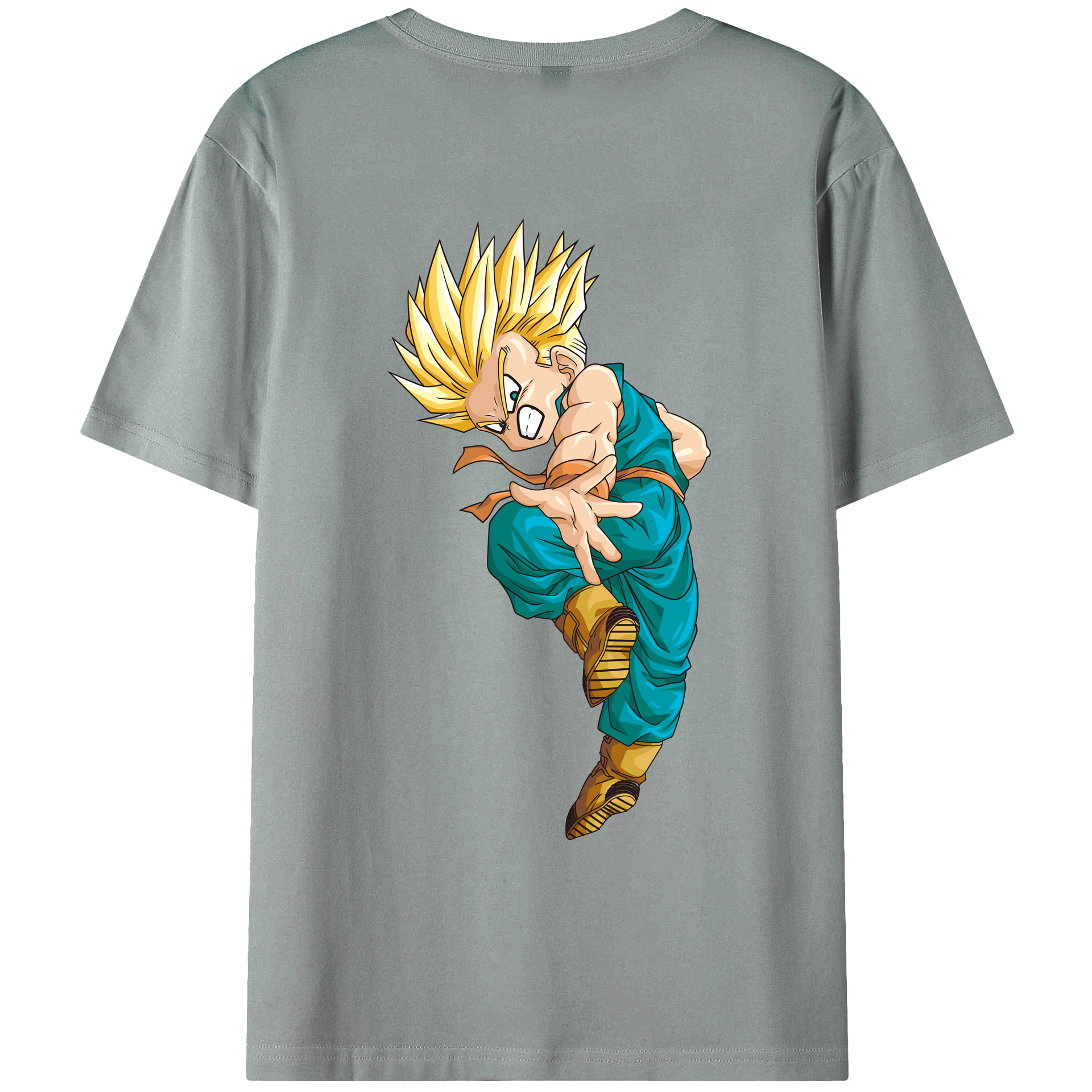 （画像用） ドラゴンボール DRAGON BALL 綿100％ メンズ半袖Tシャツ（バックプリント） 通気性
